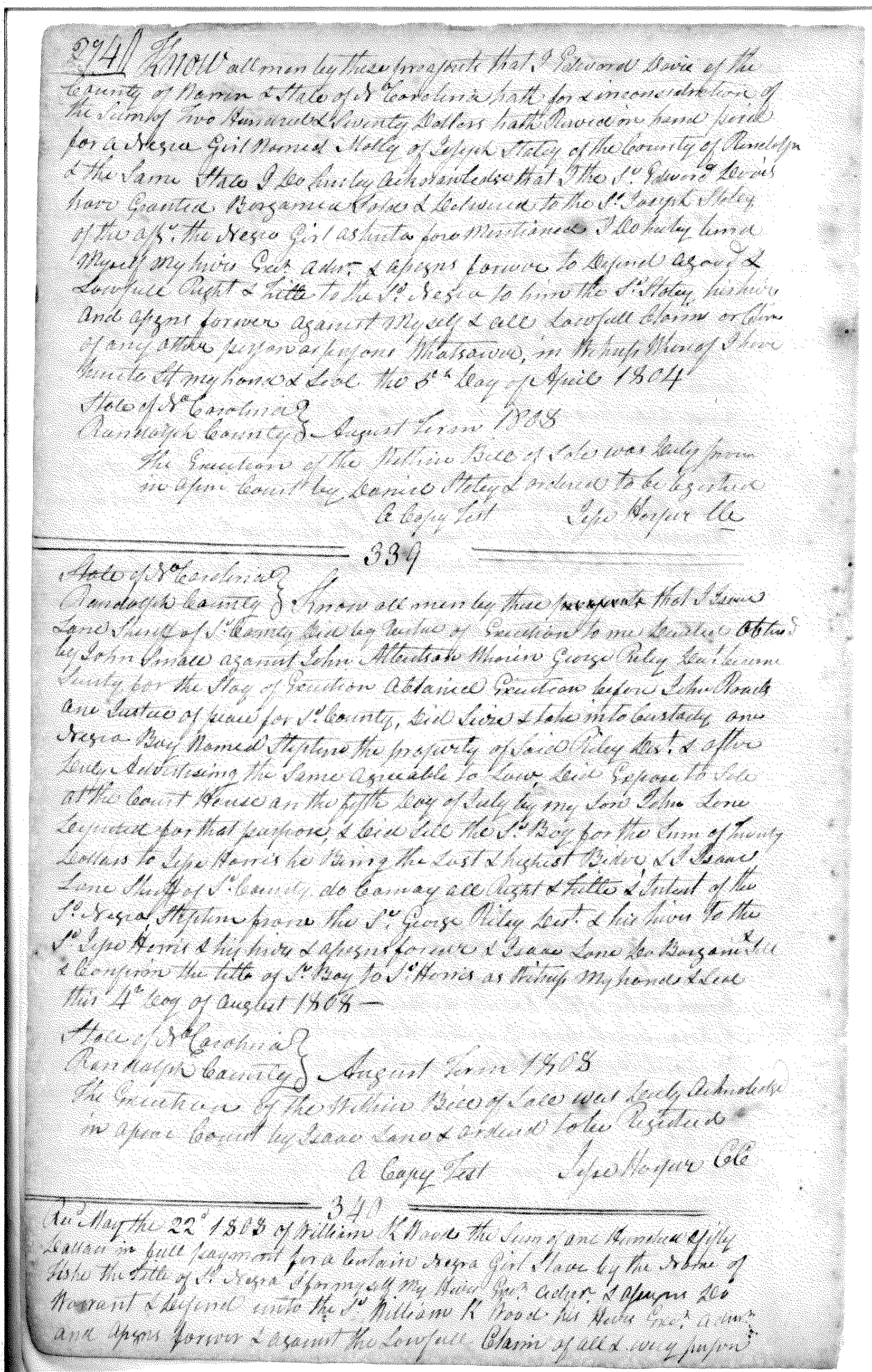 slave deed image