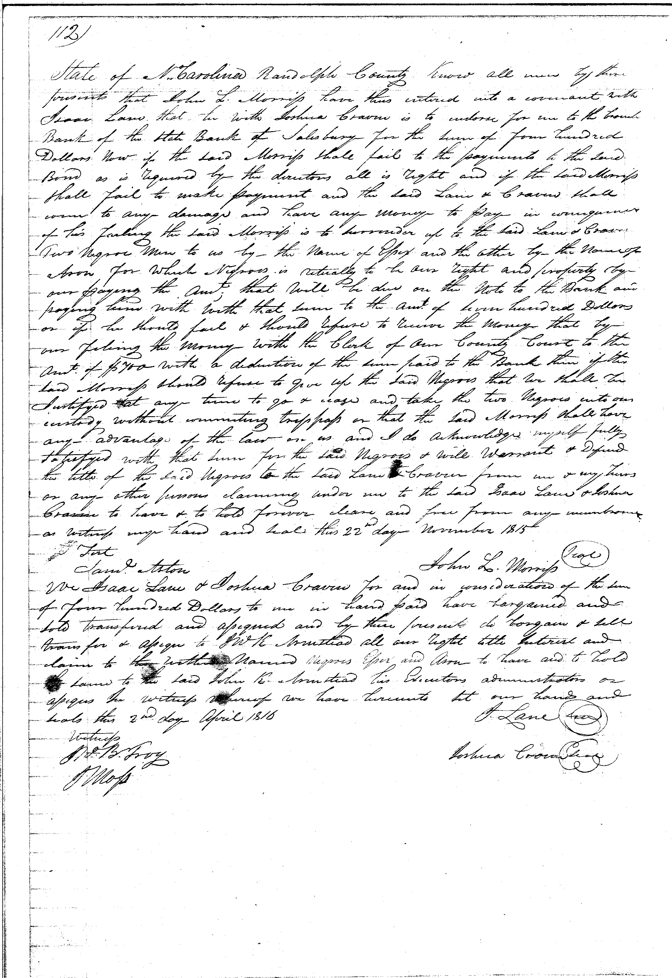 slave deed image