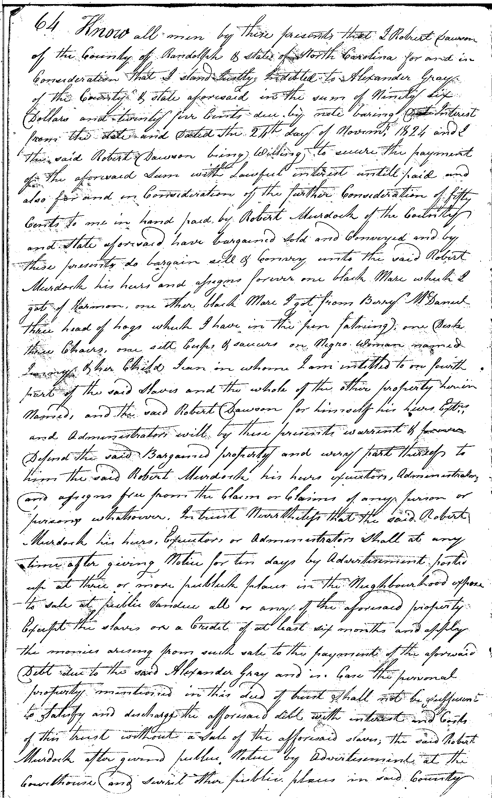 slave deed image