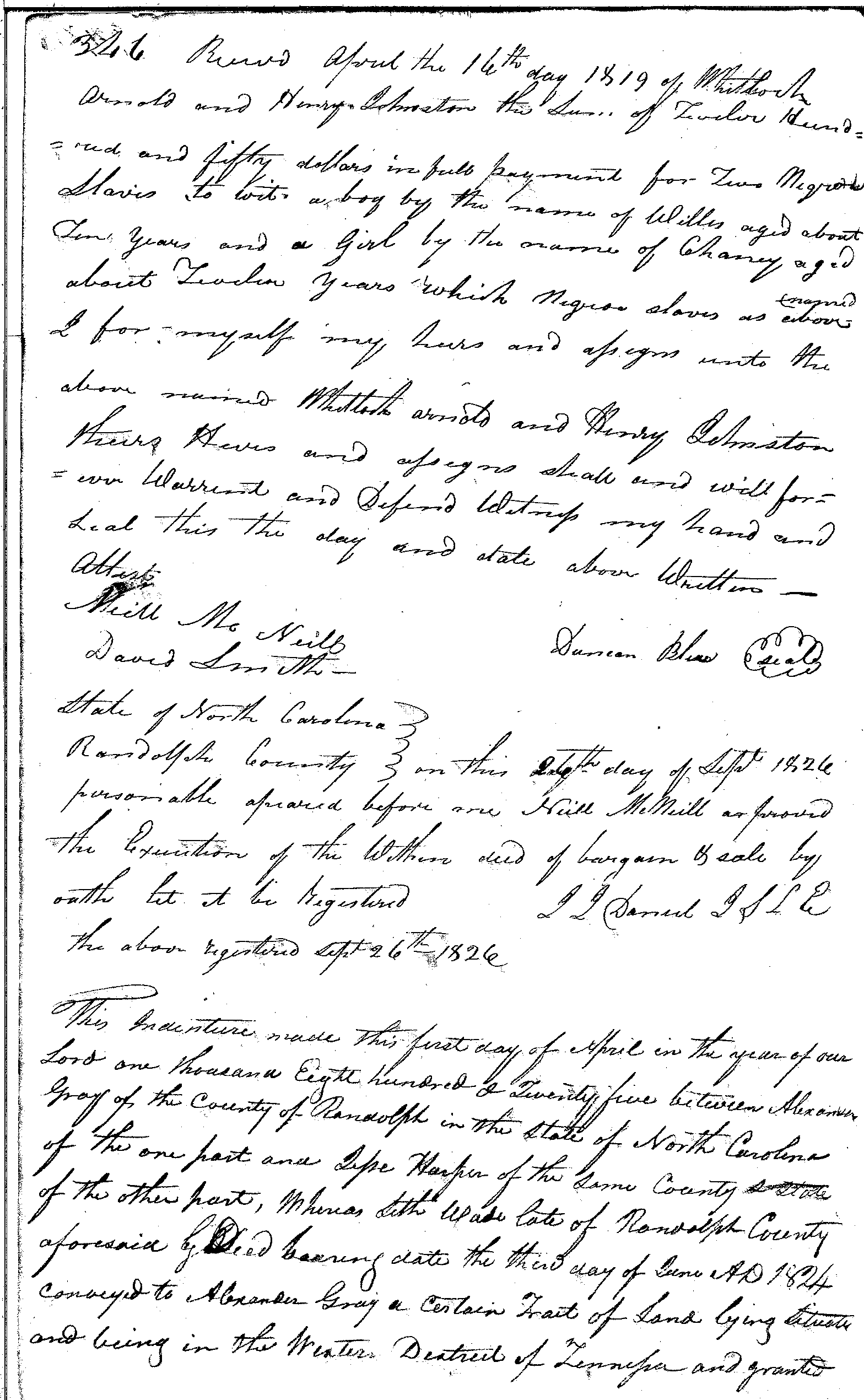 slave deed image