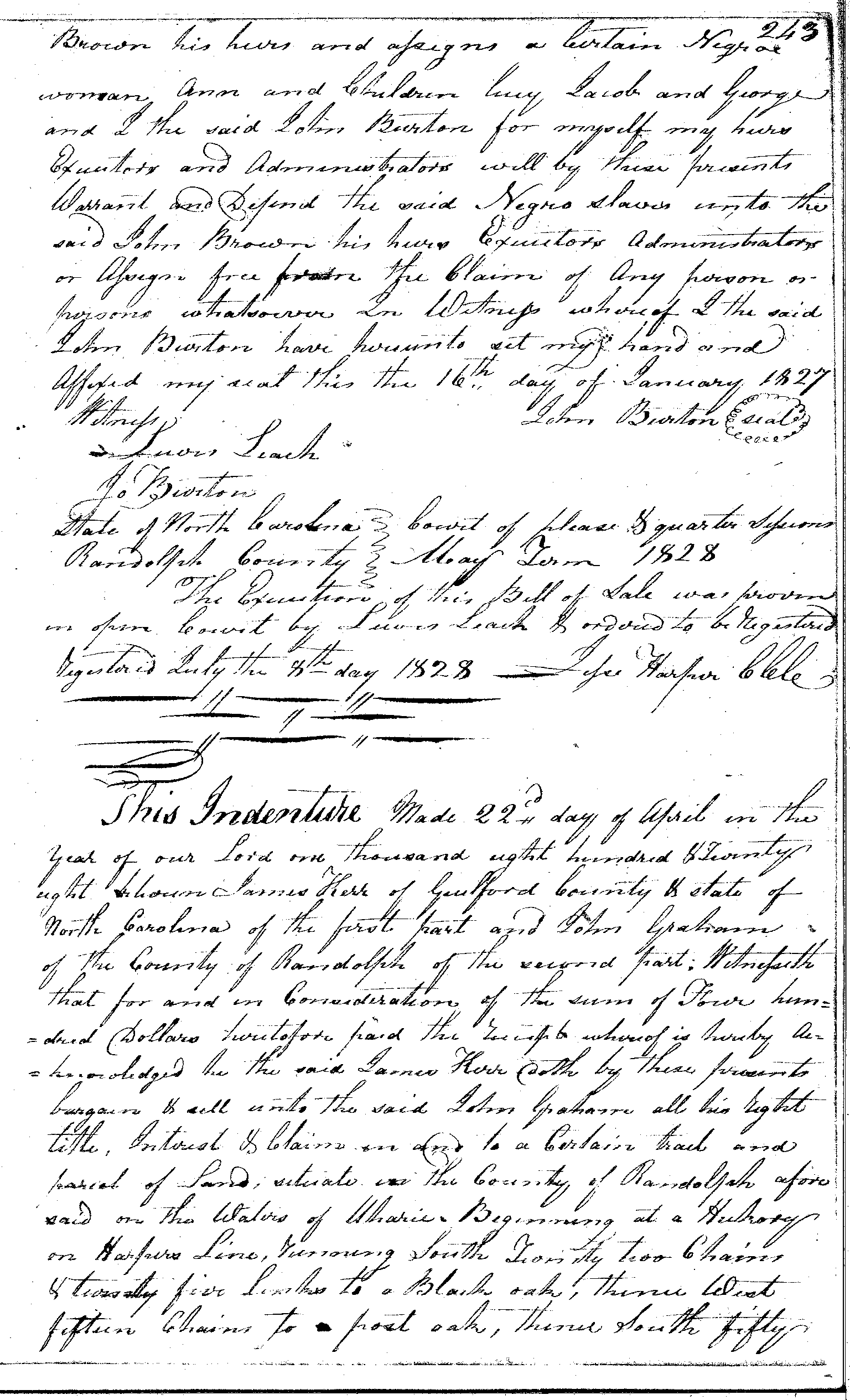 slave deed image