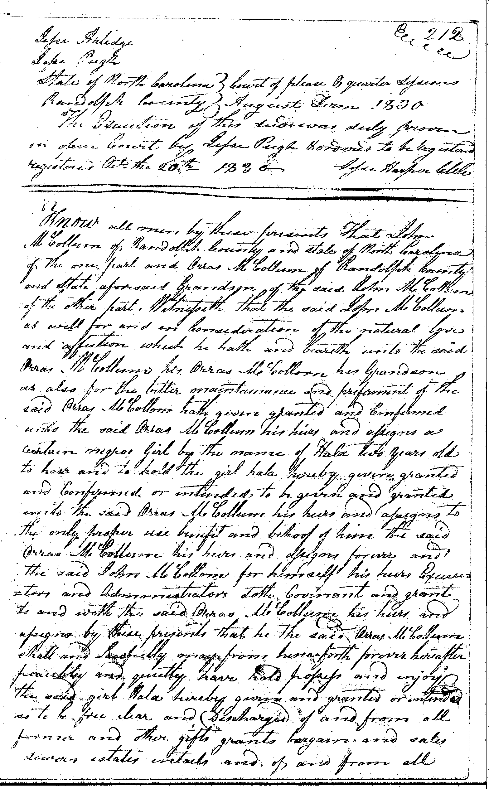 slave deed image