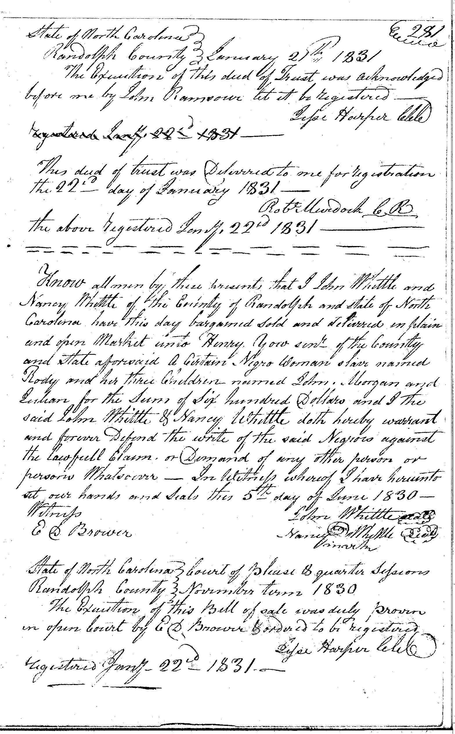slave deed image
