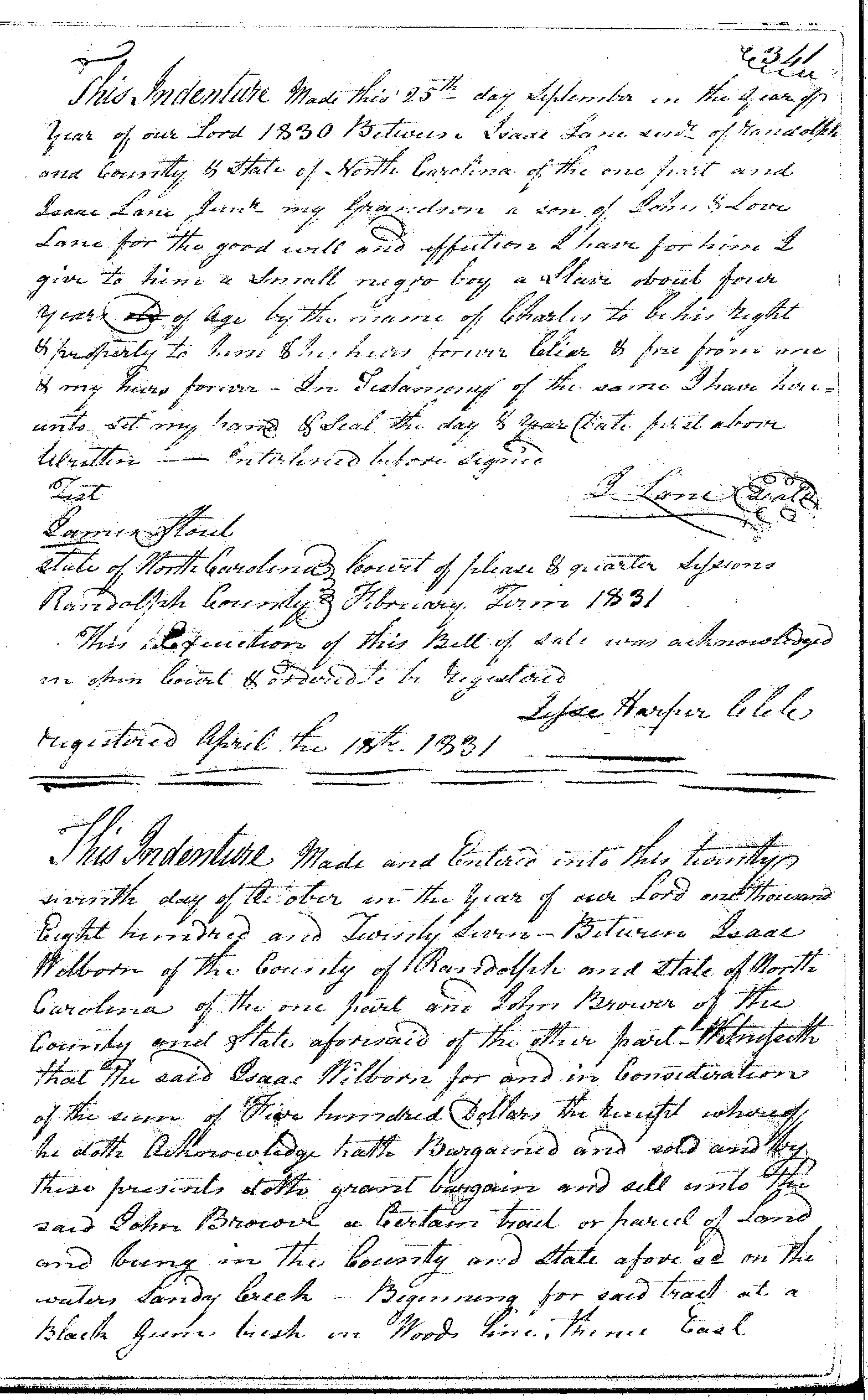 slave deed image