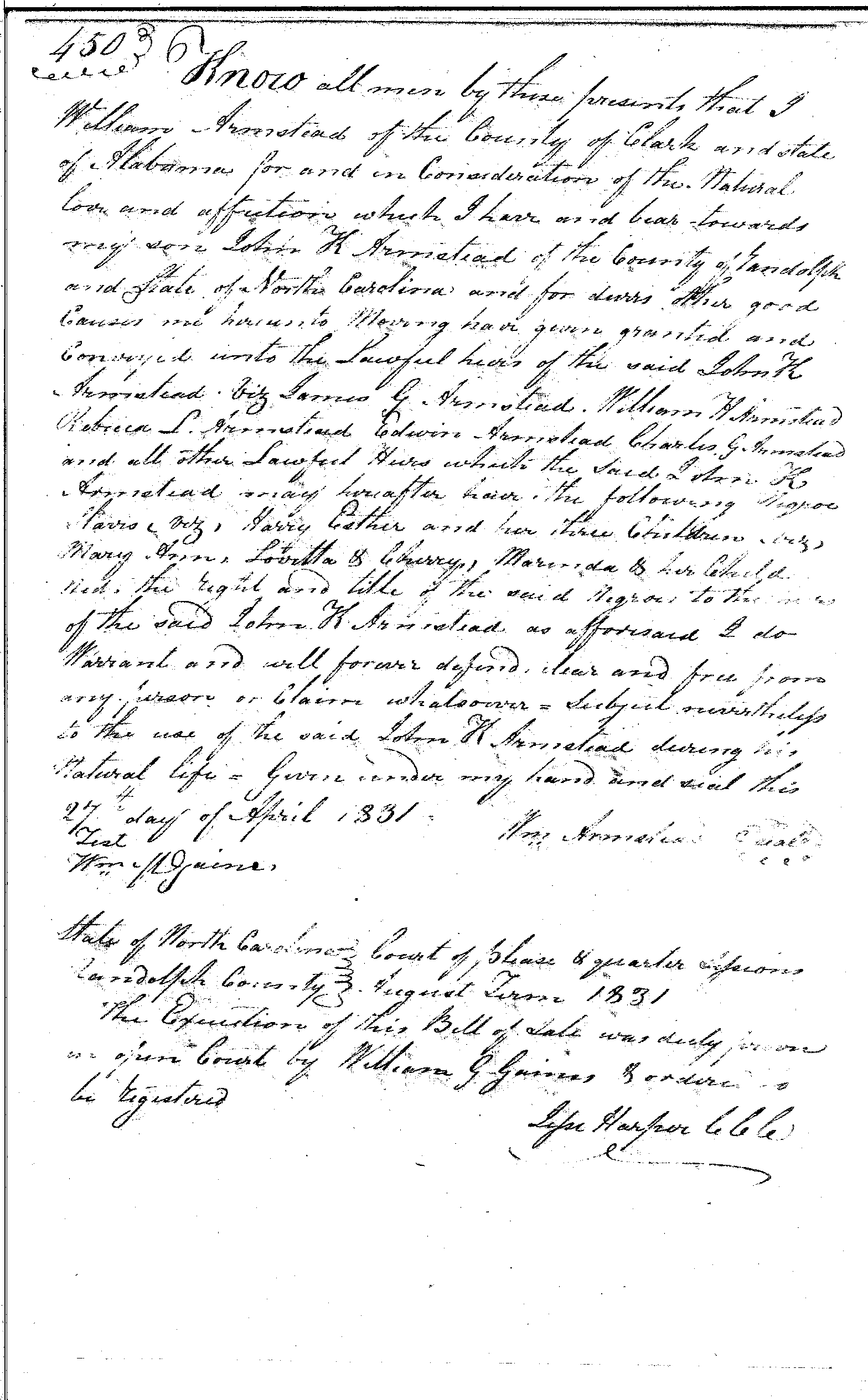 slave deed image