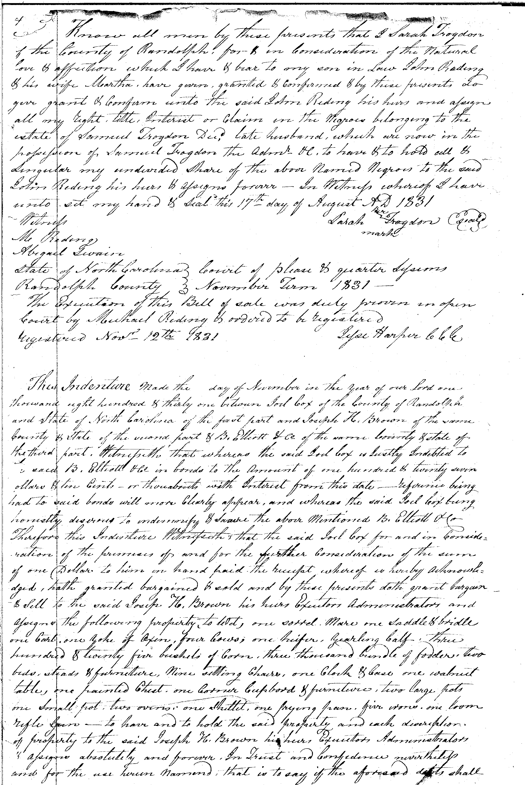 slave deed image