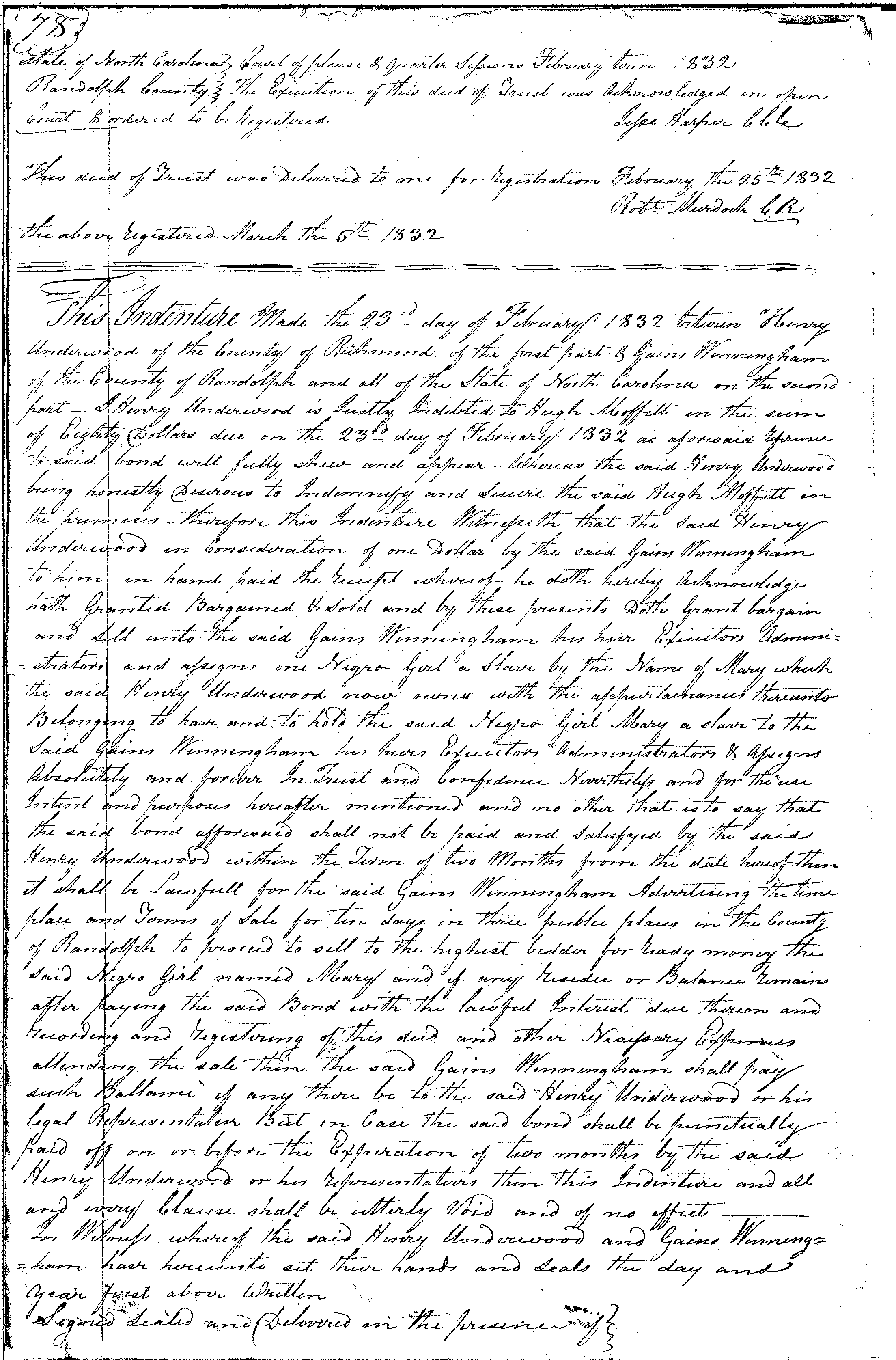slave deed image