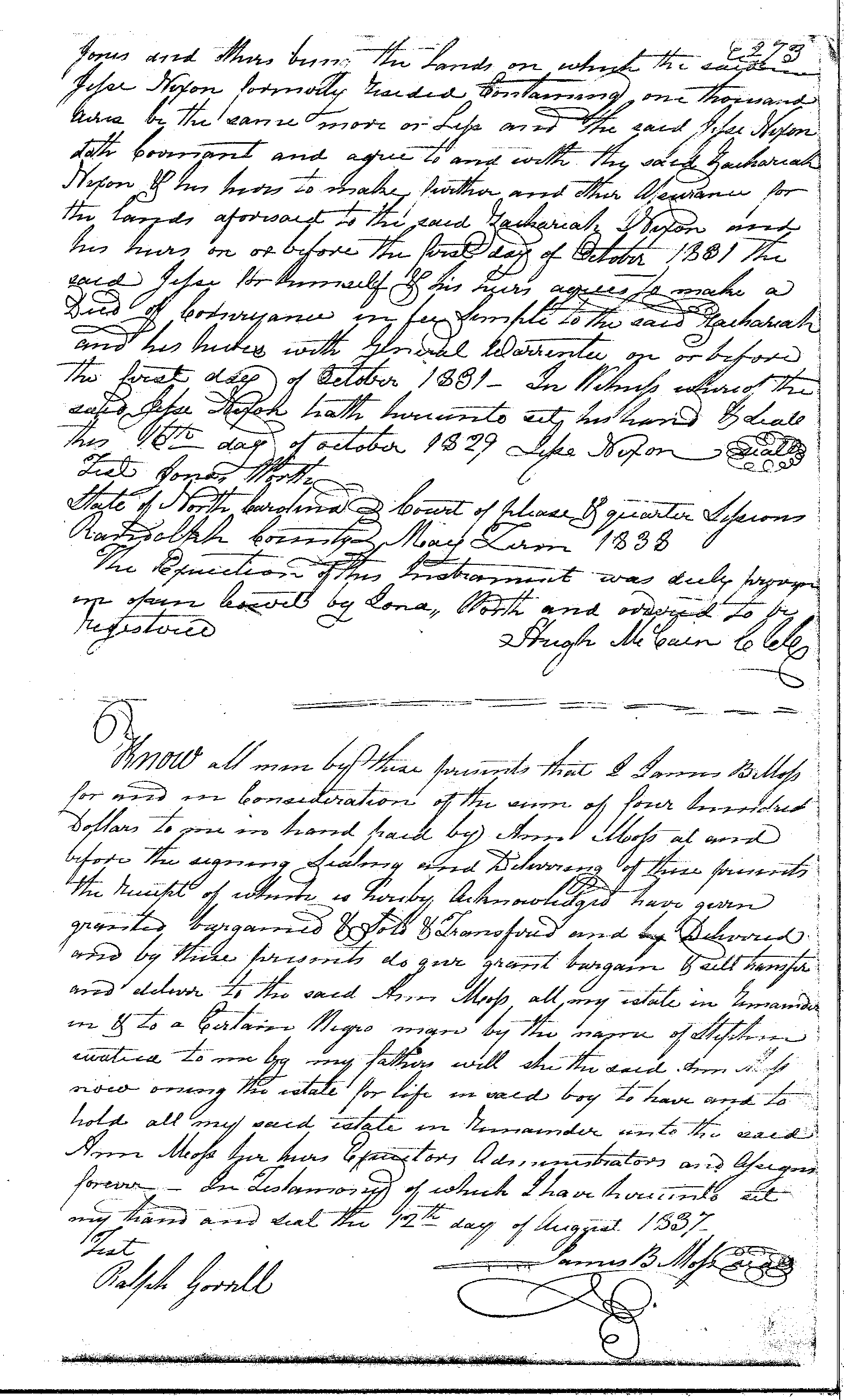 slave deed image