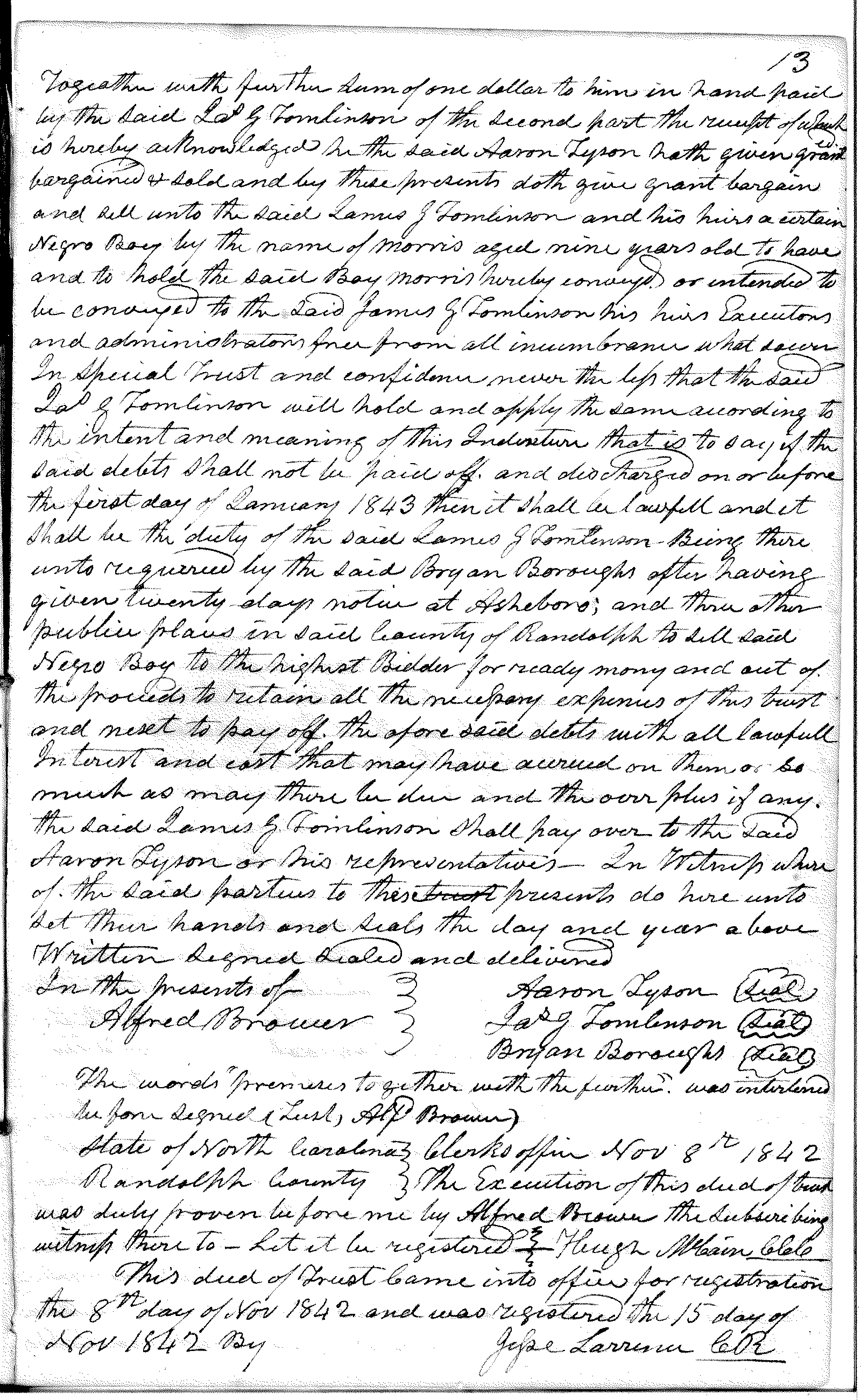 slave deed image