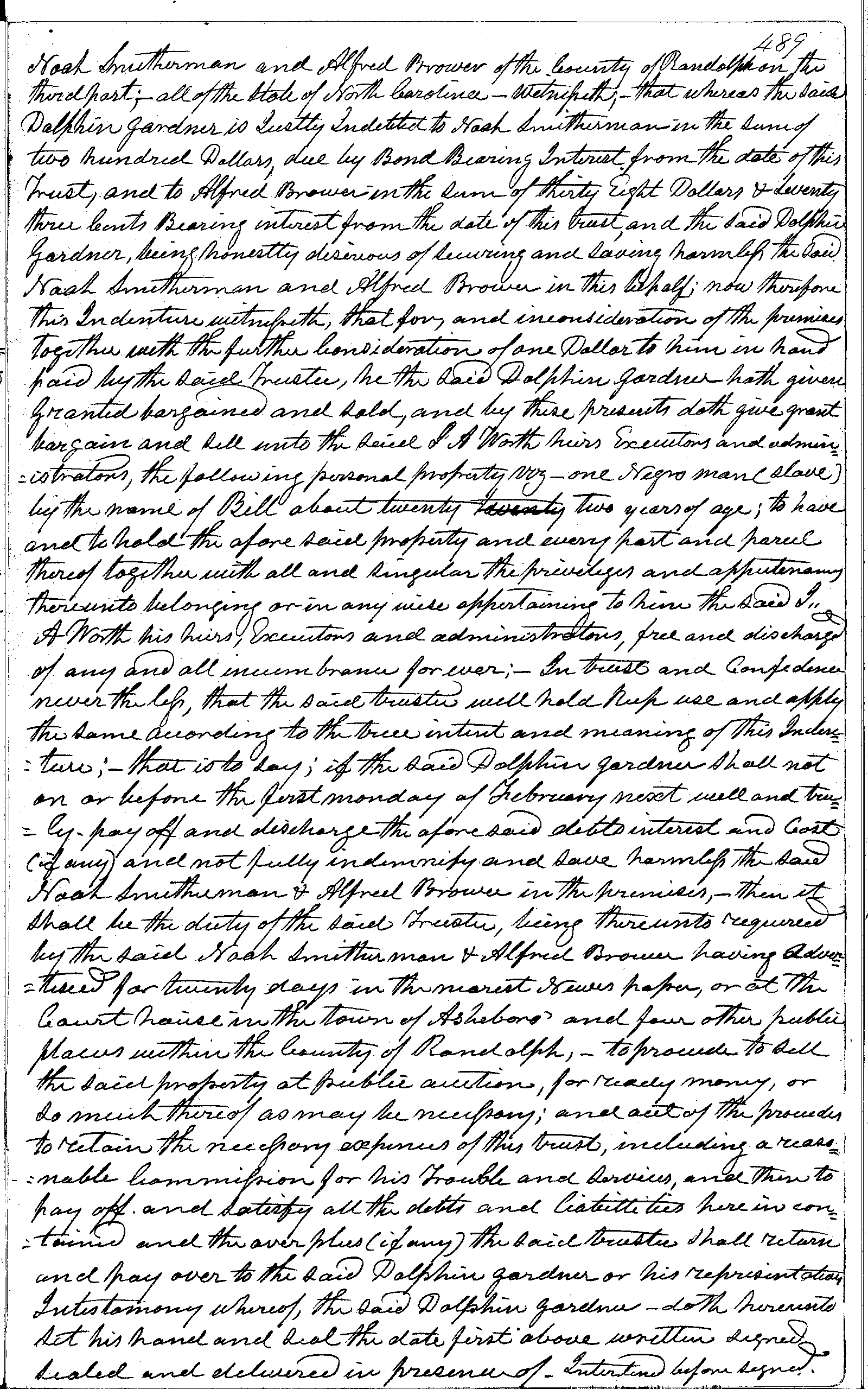 slave deed image