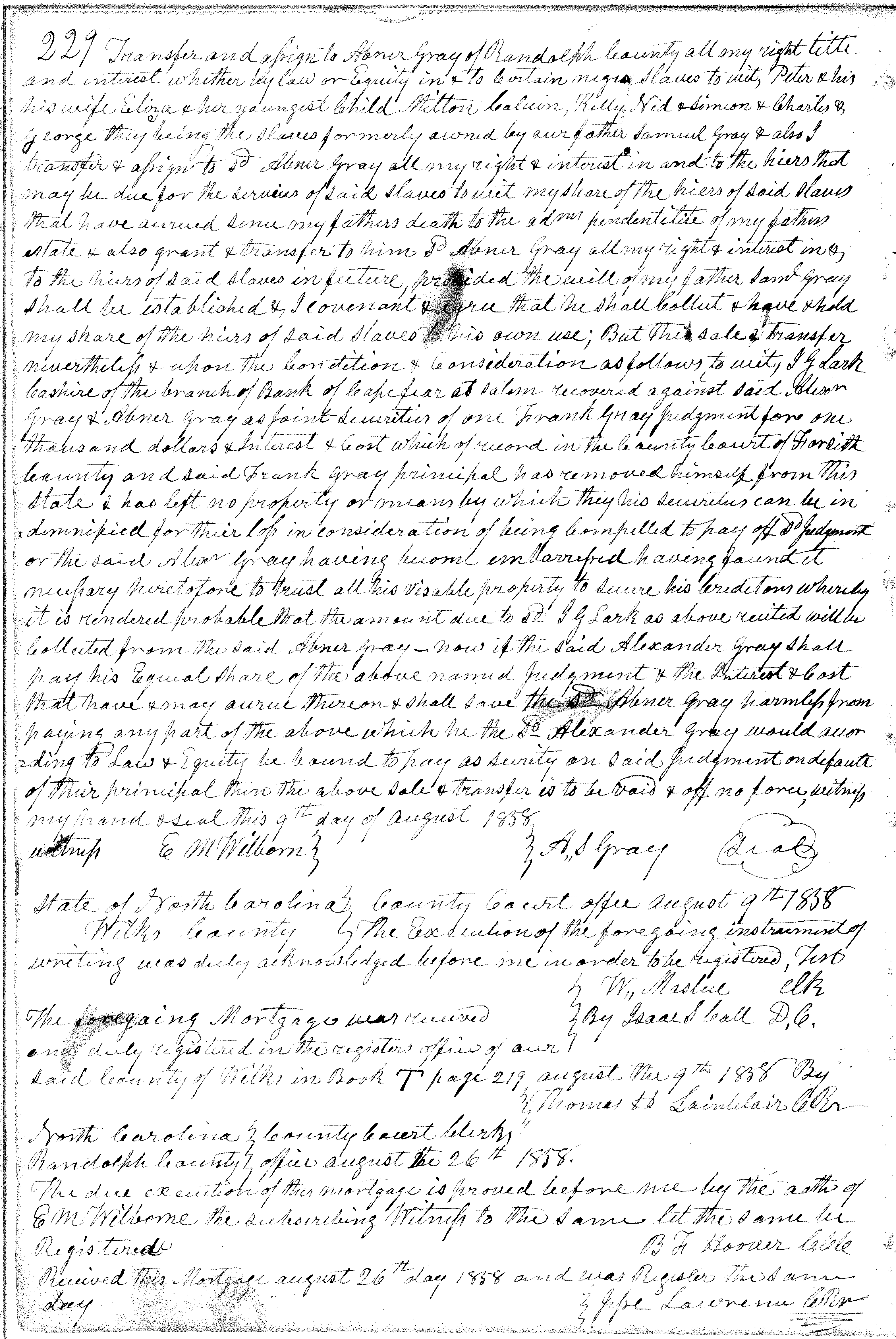 slave deed image