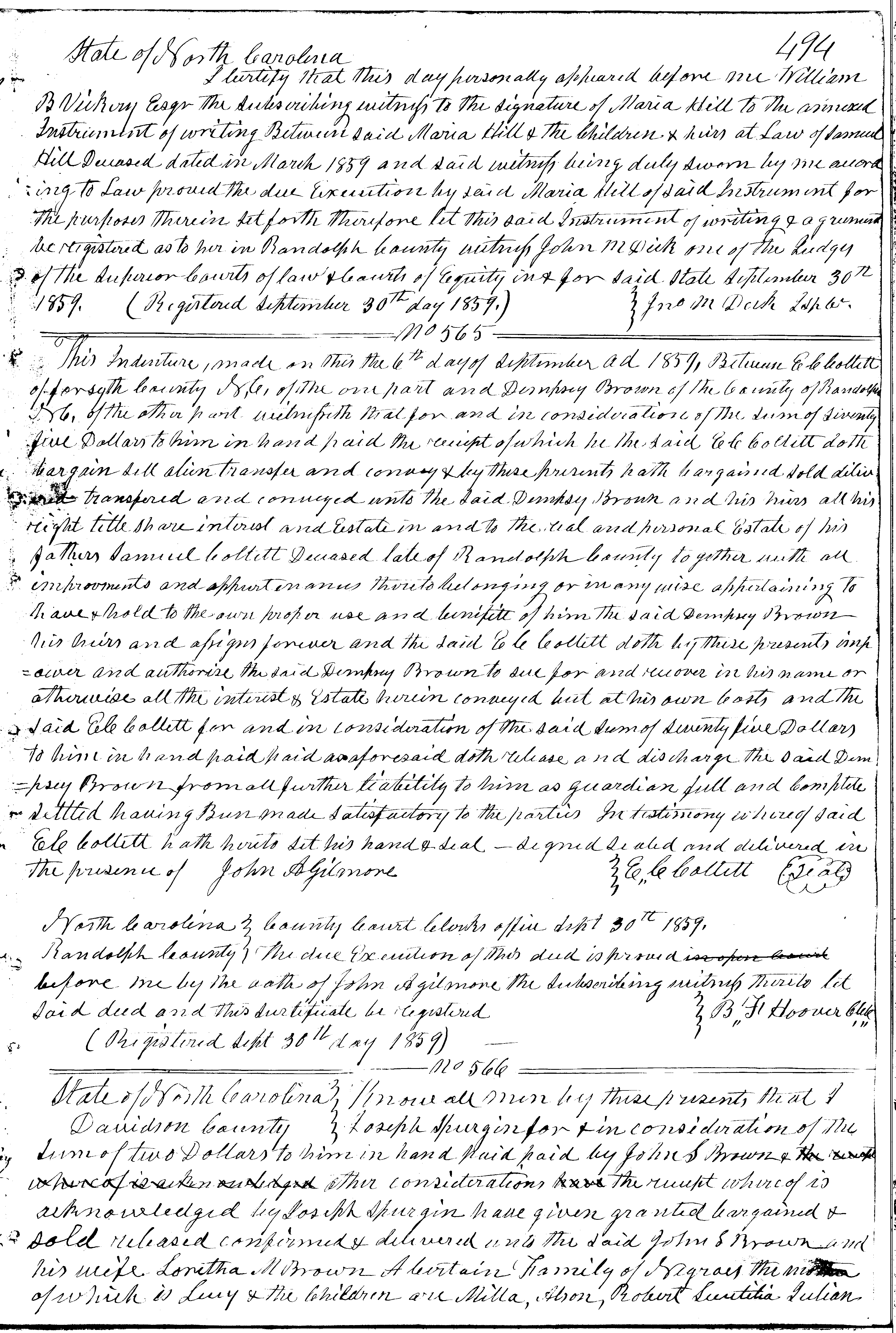 slave deed image
